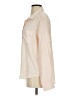 Side Stitch 100% Lyocell Color Block Ivory Long Sleeve Blouse Size S - photo 5