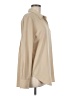 Theory 100% Polyester Solid Tan Long Sleeve Blouse Size M - photo 4