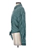 Dynamite 100% Viscose Stripes Green Long Sleeve Blouse Size S - photo 5