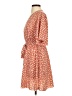 Unbranded 100% Polyester Print Orange Casual Dress Size XS - photo 5