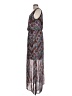 Luxology 100% Polyester Paisley Blue Casual Dress Size L - photo 5