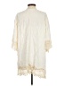Democracy 100% Rayon Ivory Kimono Size S - photo 2