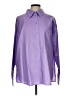 MNG Color Block Purple Long Sleeve Button-Down Shirt Size 12 - photo 1