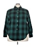 Harry Potter Plaid Green 3/4 Sleeve Button-Down Shirt Size 4X - 5X - photo 1