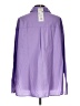 MNG Color Block Purple Long Sleeve Button-Down Shirt Size 12 - photo 2