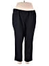 Catherines Solid Black Casual Pants Size 22-24WP - photo 1