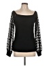 Unbranded Black Long Sleeve Blouse Size L - photo 1