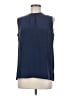 Faconnable Blue Sleeveless Blouse Size 8 - photo 1