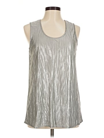 Susan Graver Sleeveless T-Shirt (view 1)