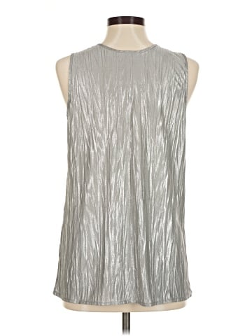 Susan Graver Sleeveless T-Shirt (view 2)