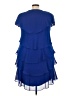 SLNY 100% Polyester Blue Cocktail Dress Size 18 - photo 2