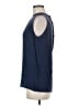 Faconnable Blue Sleeveless Blouse Size 8 - photo 5
