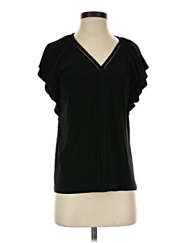 Anne Klein Short Sleeve Blouse (view 1)