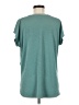 Bar III Teal Short Sleeve Top Size M - photo 2