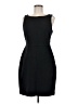 Tibi Solid Black Cocktail Dress Size M - photo 1