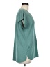 Bar III Teal Short Sleeve Top Size M - photo 4