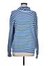 J.Crew 100% Cotton Blue Long Sleeve Turtleneck Size L - photo 1