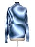 J.Crew 100% Cotton Blue Long Sleeve Turtleneck Size L - photo 2
