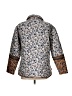 Maurices 100% Rayon Print Blue Gold Jacket Size L - photo 2