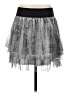 Studio Y 100% Polyester Silver Casual Skirt Size S - photo 2