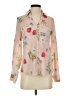 Express 100% Polyester Floral Pink Long Sleeve Blouse Size XS - photo 1