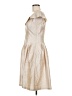 Kay Unger Metallic Ivory Cocktail Dress Size 6 - photo 5