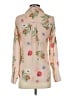 Express 100% Polyester Floral Pink Long Sleeve Blouse Size XS - photo 2