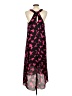 CeCe 100% Polyester Print Black Casual Dress Size 12 - photo 2
