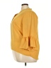 Relativity 100% Polyester Yellow 3/4 Sleeve Blouse Size 2X - photo 5