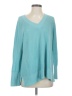 Margaret O'Leary 100% Organic Cotton Teal Pullover Sweater Size M - photo 1