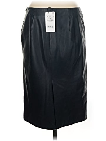 Zara Faux Leather Skirt (view 2)