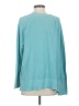 Margaret O'Leary 100% Organic Cotton Teal Pullover Sweater Size M - photo 2