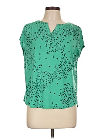 Liz Claiborne Short Sleeve Blouse (view 1)