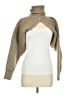 Zara Metallic Tan Turtleneck Sweater Size M - photo 1