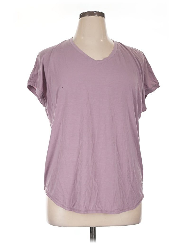 Pre-owned Mondetta Short Sleeve T-shirt In Purple