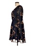 Lulus 100% Polyester Floral Blue Cocktail Dress Size L - photo 5