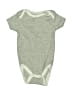 Kyle & Deena Solid Gray Short Sleeve Onesie Size 0-3 mo - photo 1