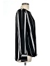 Ann Taylor 100% Polyester Stripes Black Long Sleeve Blouse Size L - photo 4