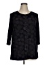 Studio 1940 Black 3/4 Sleeve Blouse Size 1X - photo 1