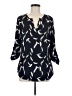 41Hawthorn 100% Polyester Blue 3/4 Sleeve Blouse Size M - photo 1