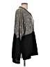 White Birch Animal Print Gray Pullover Sweater Size L - photo 4
