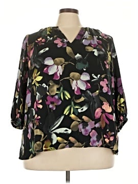 Ava & Viv 3/4 Sleeve Blouse (view 1)