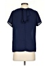 Pim + Larkin 100% Polyester Blue Short Sleeve Blouse Size XS - photo 2