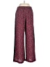 French Connection Animal Print Red Casual Pants Size 4 - photo 1