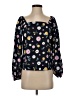 Ann Taylor Black Long Sleeve Blouse Size XS - photo 1