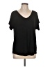 Max Studio Black Short Sleeve T-Shirt Size L - photo 1
