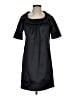 VERTIGO Solid Black Casual Dress Size S - photo 1