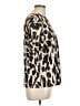 Unbranded Animal Print Ivory Short Sleeve Turtleneck Size L - photo 4