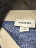 Monki Argyle Blue Cardigan Size S - photo 7