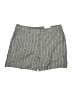 Lane Bryant Stripes Gray Shorts Size 18 - photo 1